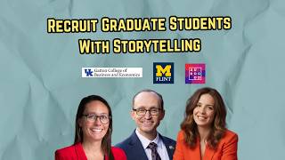 #111 - How To Recruit Graduate Students Using Storytelling