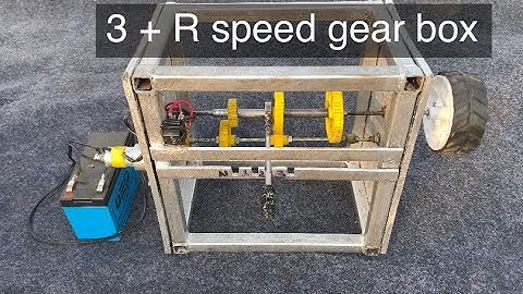 3 speed gear box with reverse gear mechanical engineering final year project