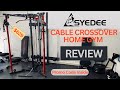 Syedee cable crossover home gym review