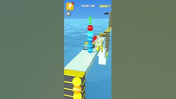 stack rider level 135 - gameplay walkthrough ios android all levels #shorts #stackrider #gameszone