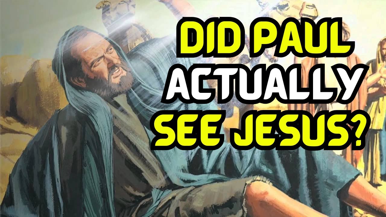 Did The Apostle Paul SEE Jesus Yes And No YouTube Did the apostle paul see jesus yes and no youtube