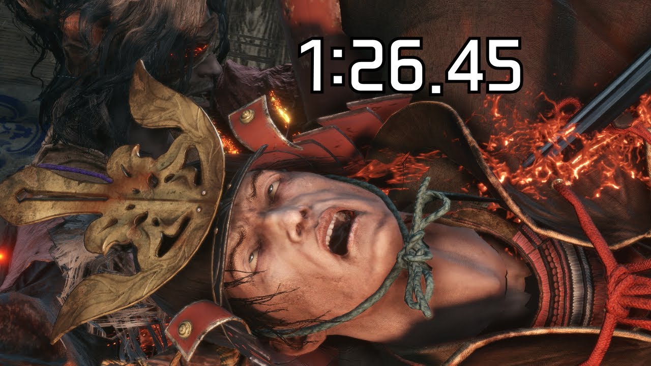 Sekiro - Inner Genichiro 1:26.45 (Reflection Boss Speedrun) - YouTube