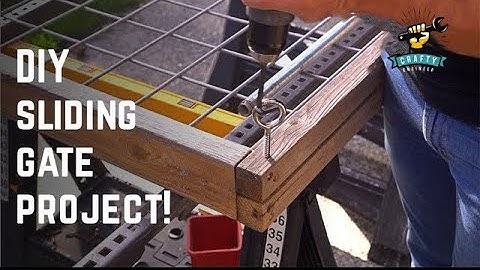 Build your own sliding gate