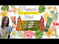 NEW BATH AND BODY WORKS TROPICAL SCENTS HAUL|🏝️🦩🍹🦜|PERFECT FOR SPRING AND SUMMER!