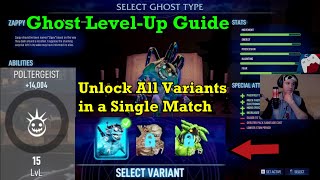 How to Quickly Level Up a Ghost & Unlock their Variants | Ghostbusters: Spirits Unleashed