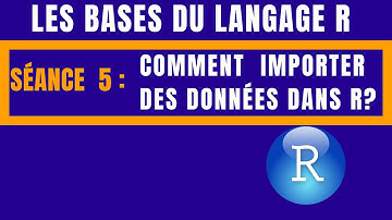 Séance 5 : Comment importer des données dans Rstudio?