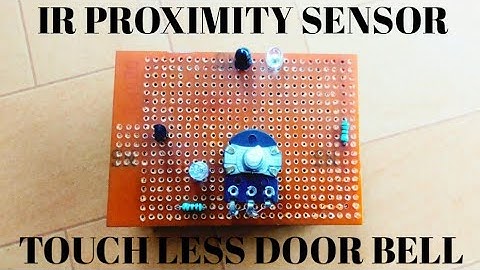 How to make a proximity sensor# Touchless door bell # homemade #
