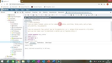 Creación de secuencia y asignación a campo de una tabla en postgresql