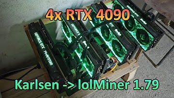 4x RTX 4090 - Karlsen Hashrate & Profit (lolMiner 1.79)