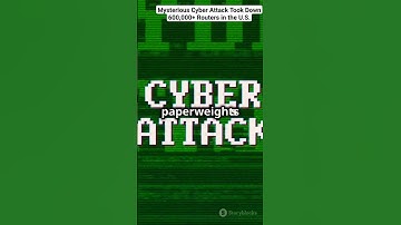 Mysterious Cyber Attack Took Down 600,000+ Routers in the U.S. #cyber #cybersecurity #hacker