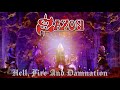 Saxon  hell fire and damnation official