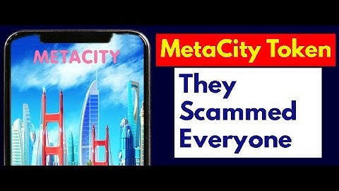 MetaCity Token | They Scammed Everyone 😭😭😭