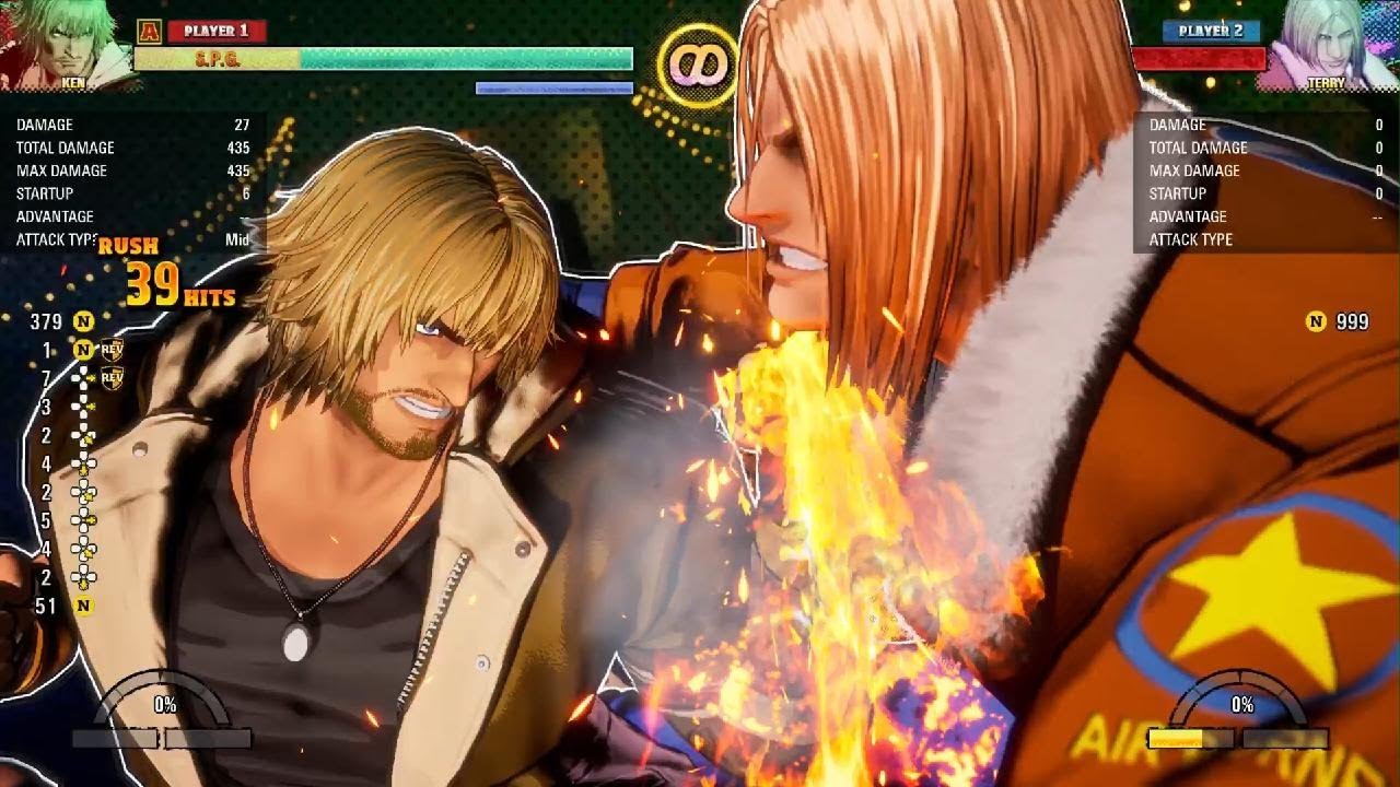 FATAL FURY: COTW KEN 52 Hits Combo
