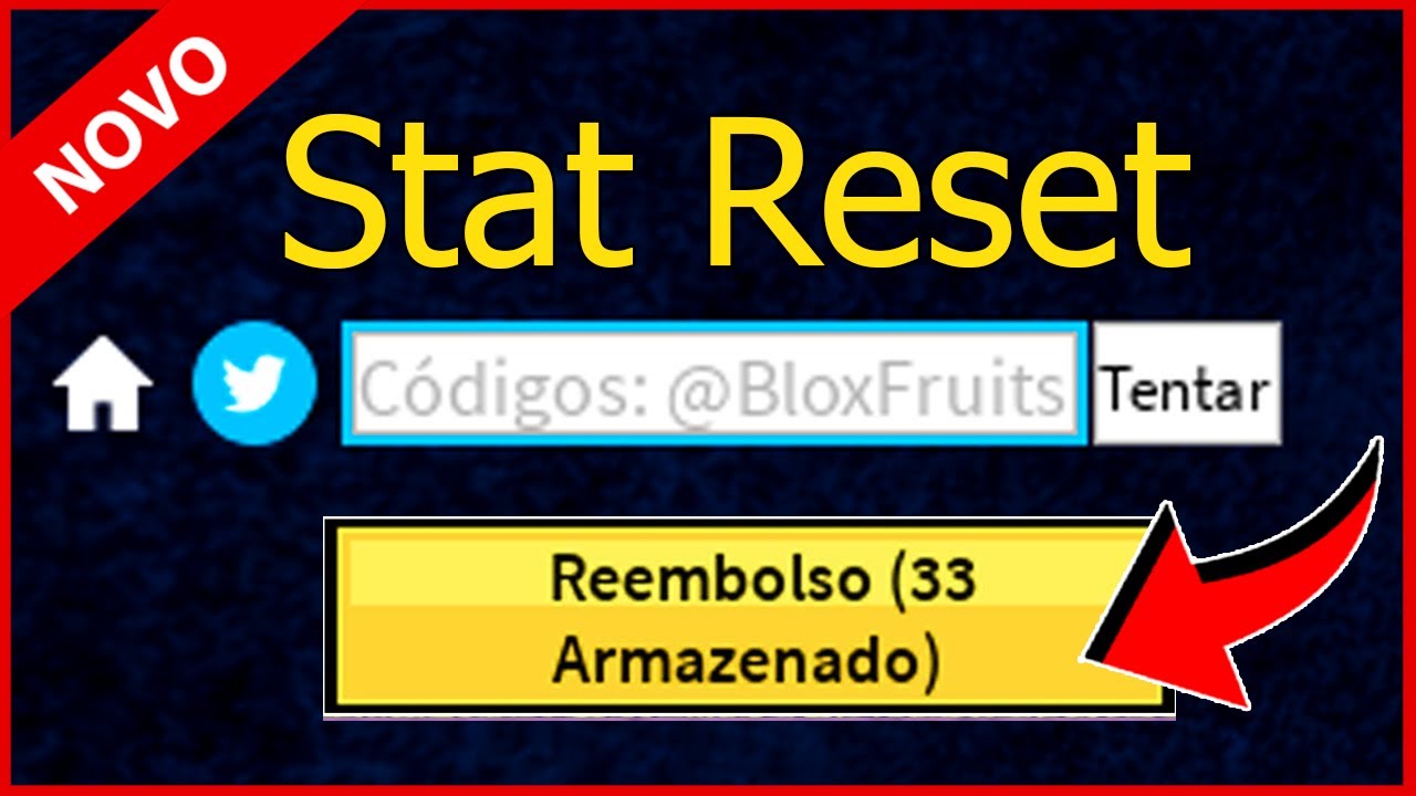 NOVOS CÓDIGOS +TODOS OS CÓDIGOS DE RESET STATUS DO BLOX FRUITS 