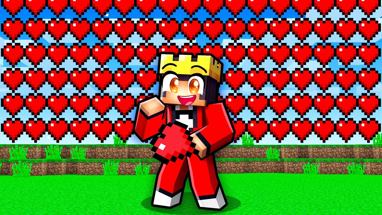 Minecraft, But I Have 1,000,000 Hearts!