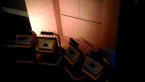 Arduino DMX reacts to music test 1