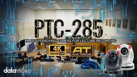 ◤Datavideo Brand New 4K Auto Tracking PTZ Camera For Lecture Recording | PTC-285◢