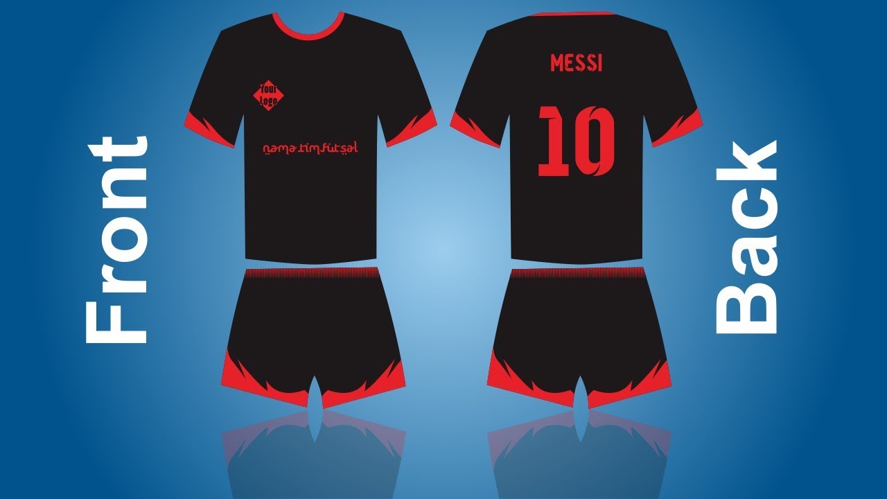 CARA MEMBUAT JERSEY FUTSAL DENGAN CORELDRAW BELAJAR 