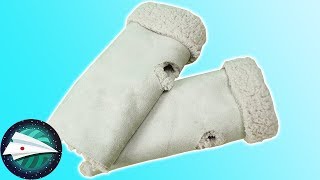 DIY! アームウォーマー　手袋を作ろう　縫うのは一箇所だけ！