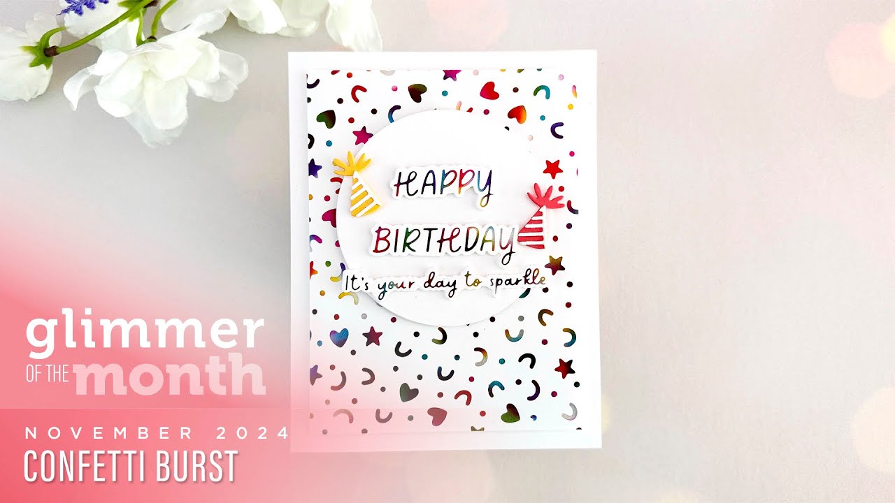 Spellbinders November 2024 Glimmer Hot Foil Kit of the Month – Confetti ...