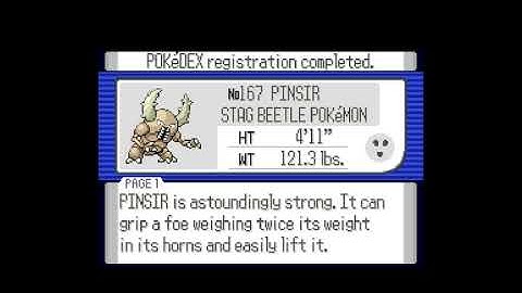 How to get Pinsir in Pokemon Ruby