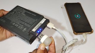 How To Convert 4Ah Laptop Battery Into 17600Mah Power Bank