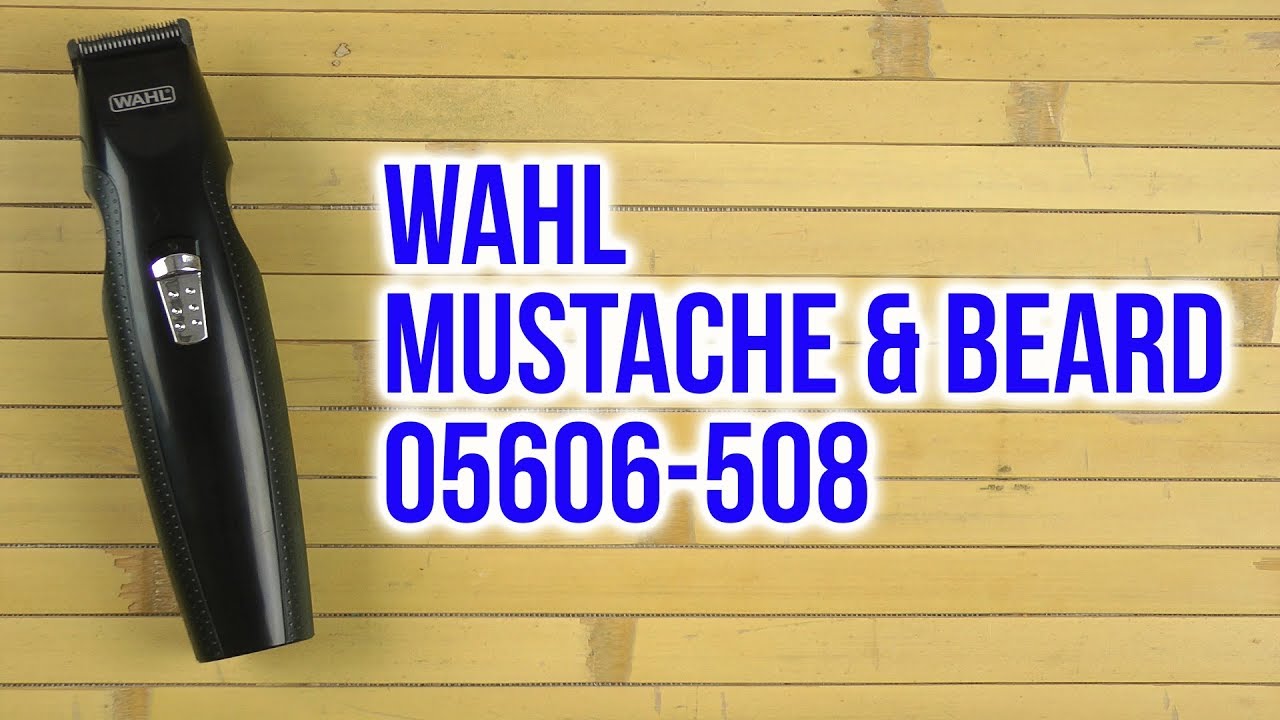wahl mustache and beard