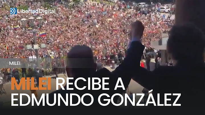 Milei recibe a Edmundo González: “Argentina es la casa de los Venezolanos de bien”
