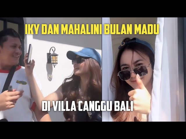 IKY DAN MAHALINI BULAN MADU DI VILLA CANGGU BALI class=