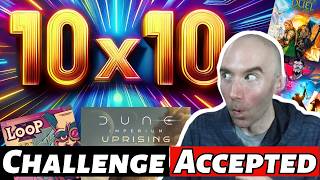 100 Plays, 10 Games – Can I Do It? The 2025 Board Game 10x10 Challenge!!