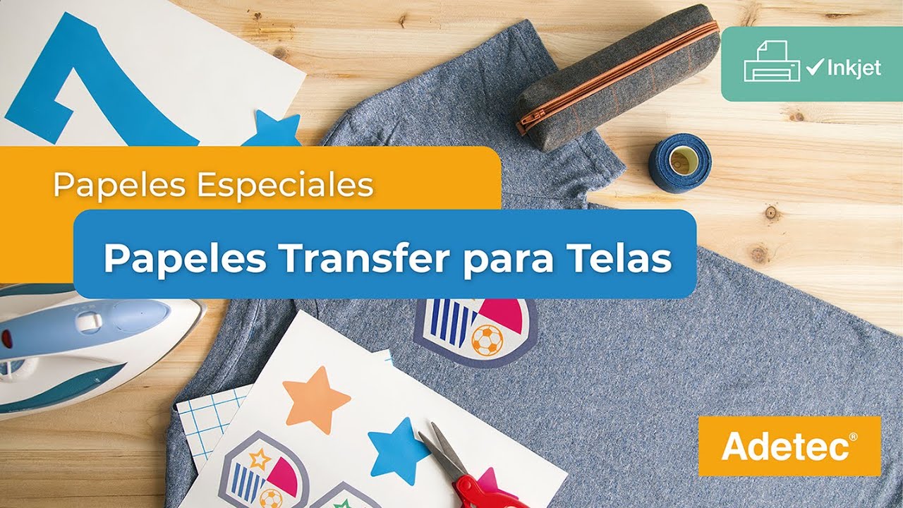 Adetec - PAPEL TRANSFER PARA TELAS OSCURAS