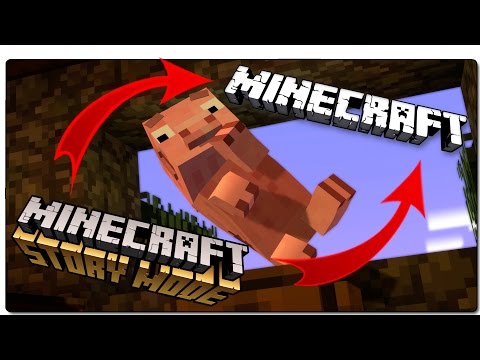 ¡INCREIBLE! COMO JUGAR A MINECRAFT STORY MODE EN MINECRAFT (SIN  MODS)