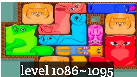 Puzzle Cats - level 1086~1095 Solve 