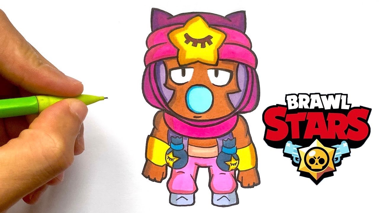 Tuto Dessin Emeri Brawl Stars Youtube - pixel ar brawl stars émeri