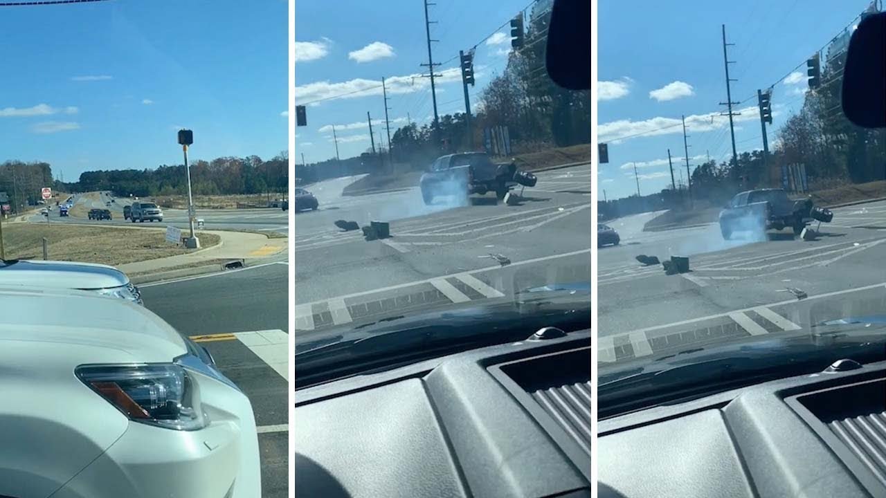 SUV Caught In High-Speed Chase Spins Out Of Control On Highway - YouTube
