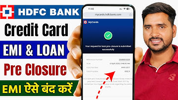 HDFC Credit Card EMI Close Kaise Kare | How to Close HDFC Bank Credit Card EMI Online
