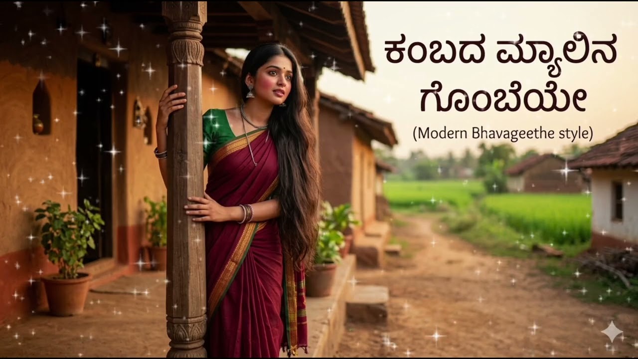 ಕಂಬದ ಮ್ಯಾಲಿನ ಗೊಂಬೆಯೇ | Kambada Myalina Gombeye - New Kannada Video Song 2026 | Modern Bhavageethe