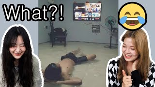 Pinoys don't care about typhoons?! 😂 | Korean react to BAGYO KA LANG PINOY KAMI