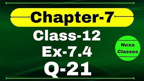 Class 12 Ex 7.4 Q21 Math | Chapter7 Class12 Math | Integration | Ex 7.4 Q21 Class 12 Math