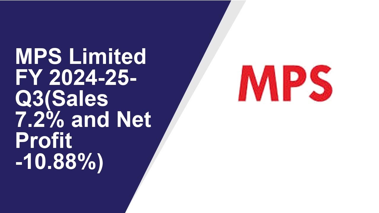 MPS Limited Standalone Quarterly Result | Q3 Result 2024-25 | MPS ...