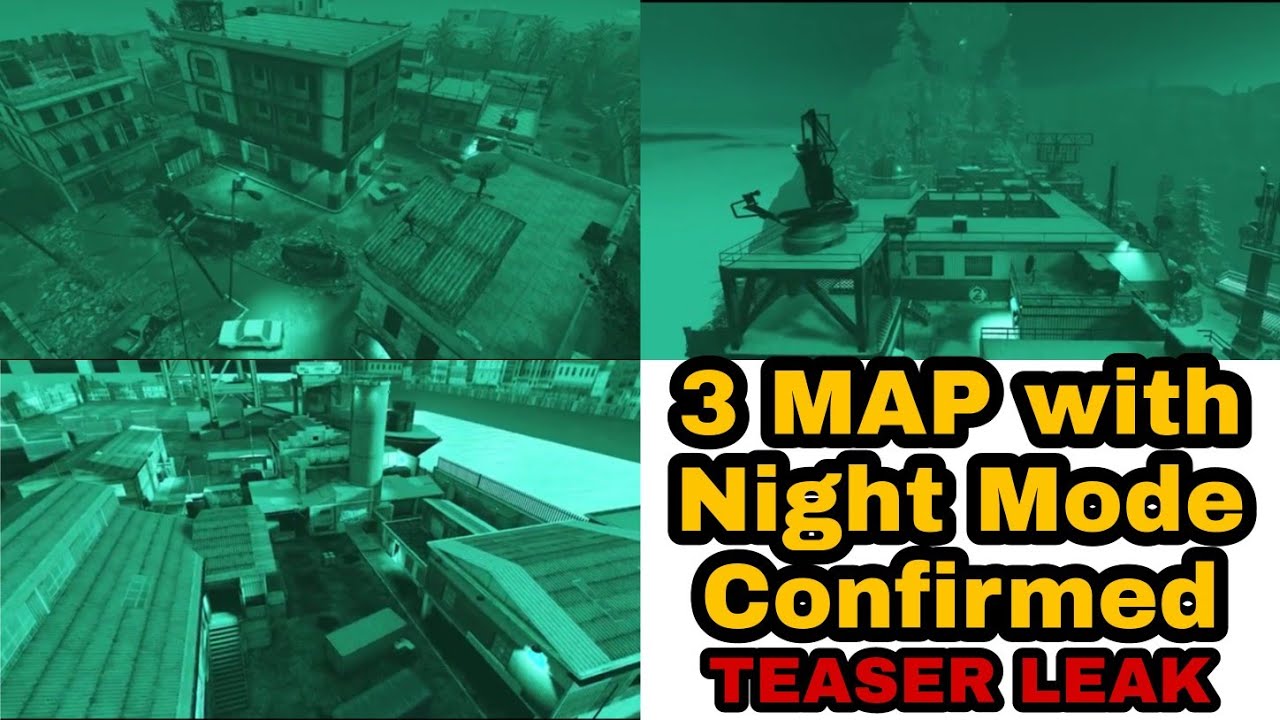 3 MP MAP with Night Mode(Night Vision) Teaser Season 12 COD Mobile