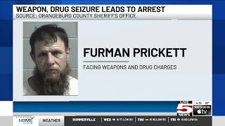 VIDEO: Deputies: Guns, meth seized in Orangeburg Co. arrest