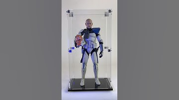 Display case for sixth scale #hottoys  #sideshow #captainrex #starwars #actionfigures