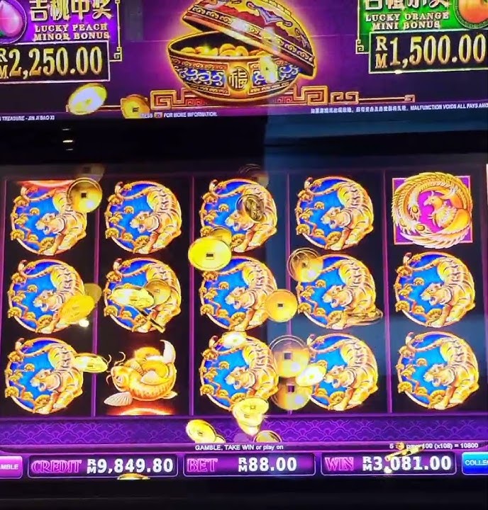 $88 / spin 13 tiger $10,000.00 😍 #gamblingmachine #jackpot #slotmachine #bigwin #云顶genting