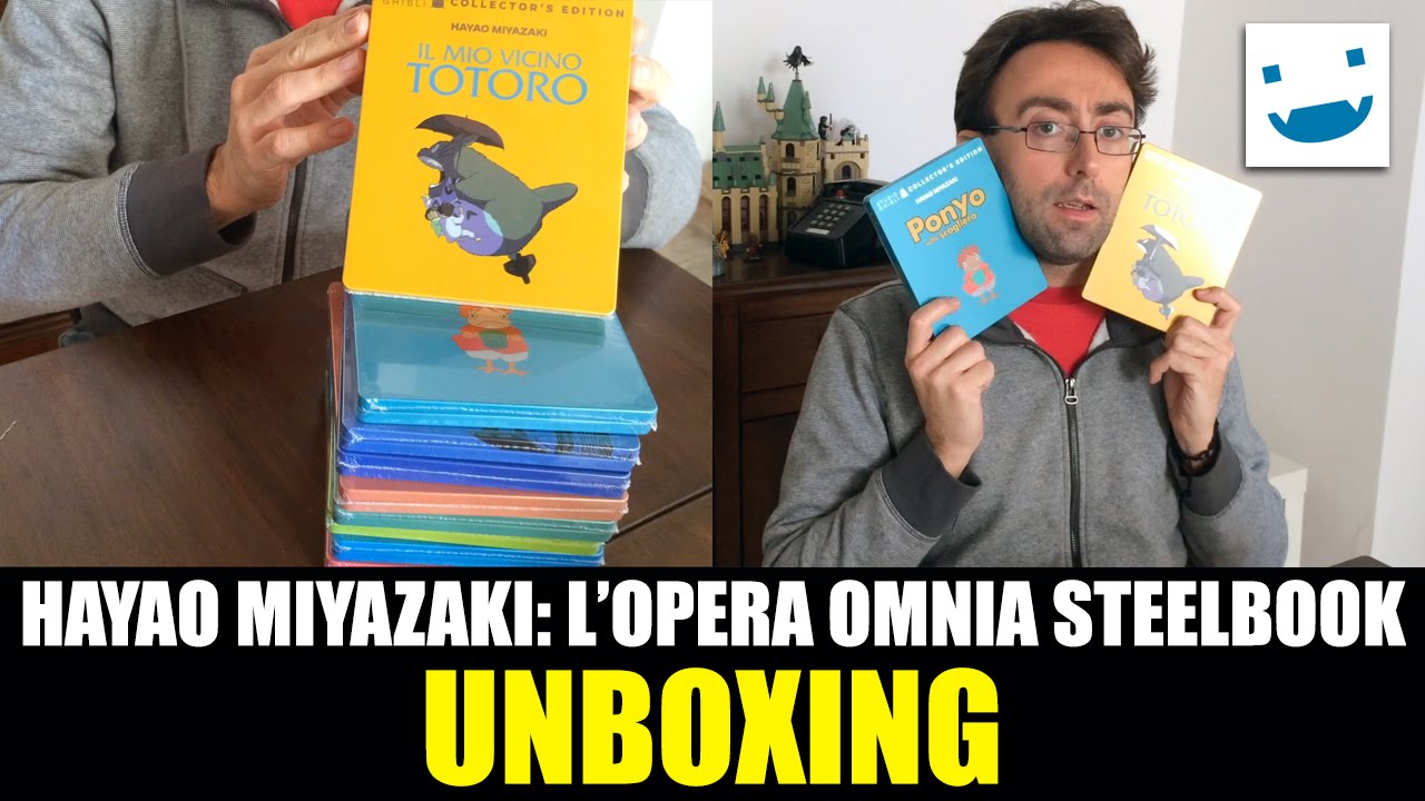 Unboxing: l'opera omnia di Hayao Miyazaki in Edizione Steelbook