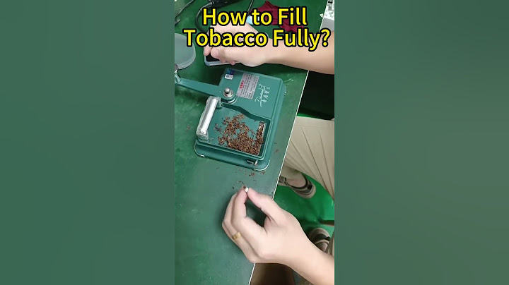 Tutorial on filling tobacco:Cigarette machine not filling completely#manual cigarette machine#repair