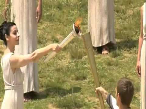 ოლიმპიური ცეცხლის ანთება