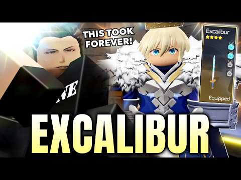 This Took FOREVER! | Getting EXCALIBUR in Broken Blade Roblox!