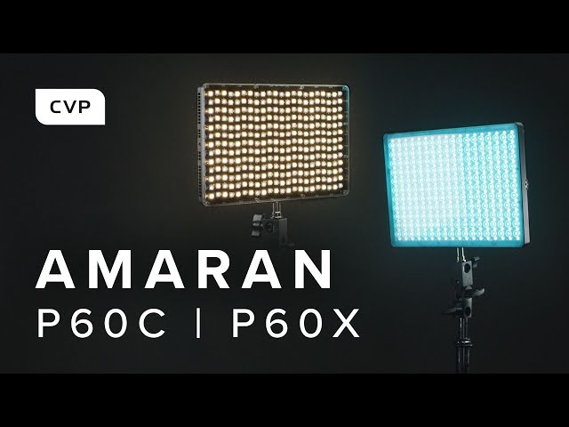 Amaran P60c / P60x - Affordable LED Panels! - YouTube