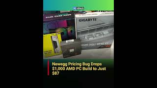 Newegg Pricing Bug Drops $1,000 PC Build to $87 |  #pcvenus #technews